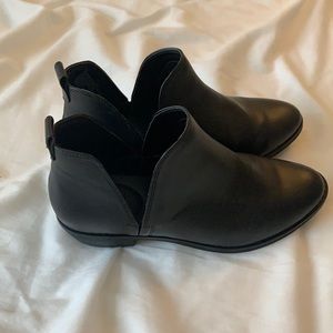 Black ankle boots